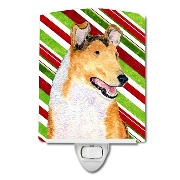 Collie Smooth Holiday Christmas Ceramic Night Light