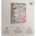 thumbnail image 3 of Art Remedy Blush Abstracts Canvas, 36" x 54", Gold Frame, Smooth Metallic Drift I, 3 of 7