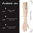 thumbnail image 2 of Women's Long Gloves Mesh Tulle Gloves 27'' Sheer Party Opera Gloves Elbow Length Gloves for Wedding Bridal Dance Party, 2 of 7
