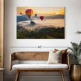 thumbnail image 3 of Elephant Stock Thailand Hot Air Balloons Wall Art - Horizontal Canvas Wall Art - Living Room Wall Decor - Transportation Canvas - Orange And Beige Decor - 48" x 32", 3 of 8