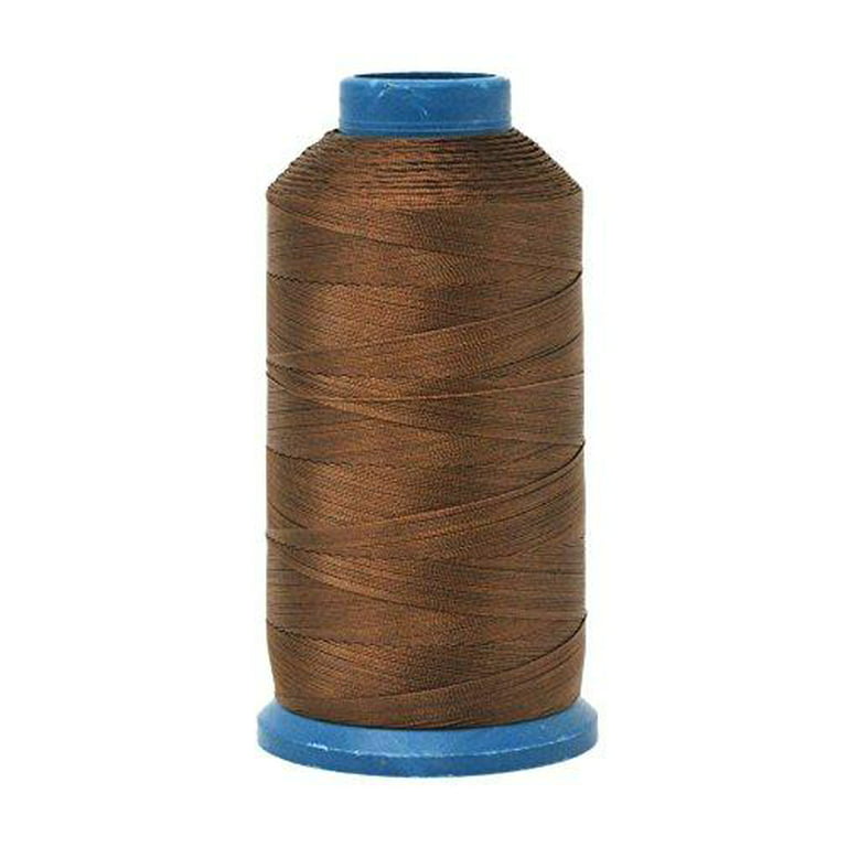 Mandala Crafts Khaki Heavy Duty Thread - #69 T70 210D/3 1500 yds Polyester Thread for Sewing Machine Outdoor Marine Jeans Leather Thread Drapery