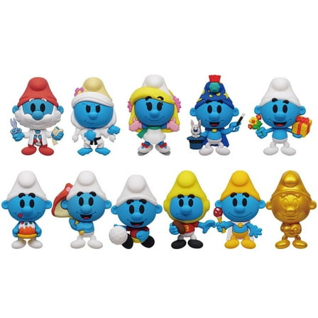 3D Figural Bag Clip Smurfs Movie Series 2 Mystery Pack (1 RANDOM Figure)