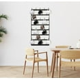 thumbnail image 4 of BirdRock Home Wall Coffe & Tea Mug Rack - 36 Pegs - Black, 4 of 5