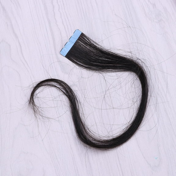Raindrops 4Set Wig Hair Extensions Human Hair Tape Women Dancing 15.7 x 1.57 Inch