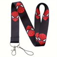 thumbnail image 3 of [Authorized]1Pcmarvel Spider-Manlanyard, Ribbon, Mobile Phone Straps, Holiday Gifts, Simple And Stylish Gift, Cheapest Items Available, Cute Neck Strap Lanyards for Keys Keychain Badge Holder ID Credi, 3 of 5