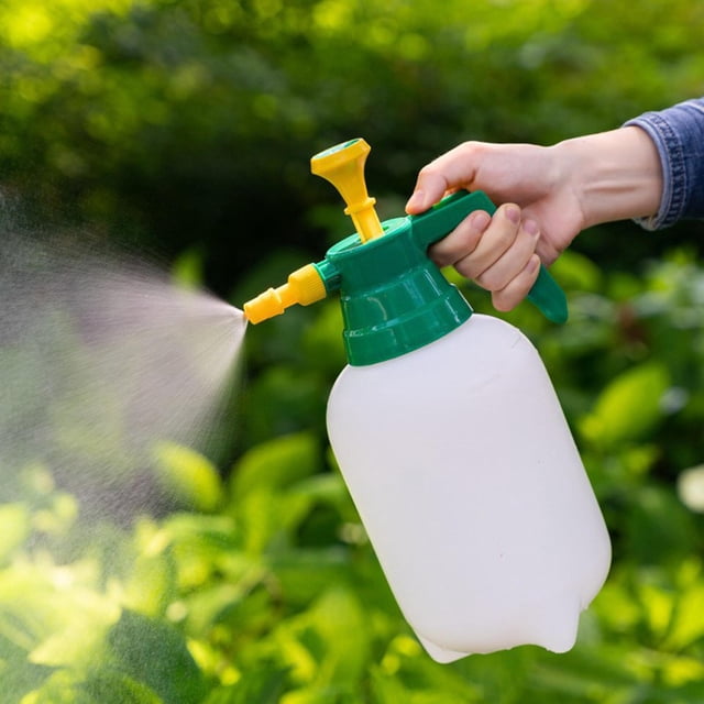 Pulverizador de bomba de jardín, botella de pulverizador a presión de mano para césped seguridad y boquilla ajustable, para riego, CUTICAT Pulverizador Manual