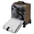 thumbnail image 4 of Luggage Wrangler 4-Wheel Spinner Mocha 17-Inch Underseat, 4 of 9