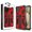 Red, variant on MyBat Sturdy Hybrid Protector Cover Case (with Stand) Compatible With Samsung Galaxy A02s - Black / Black