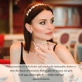 thumbnail image 2 of DESIGNICE 2026 New 5 Pairs Sterling Silver Earrings Hoop Dangle Studs Chic Aretes Para Mujer Women Miss,For Casual Wear,Parties,Evening Events,Daily Fashion Styling., 2 of 5