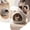 Gray-M, variant on Convertible Cat Bed 2 in 1 Semi Enclosed Pet Bed All Seasons Warm Cozy Cat Ear Design for Indoor Cats Small Dogs Sleeping Hideout(M)