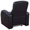 thumbnail image 5 of Cyrus Upholstered Track Arm Recliner Black, 5 of 9