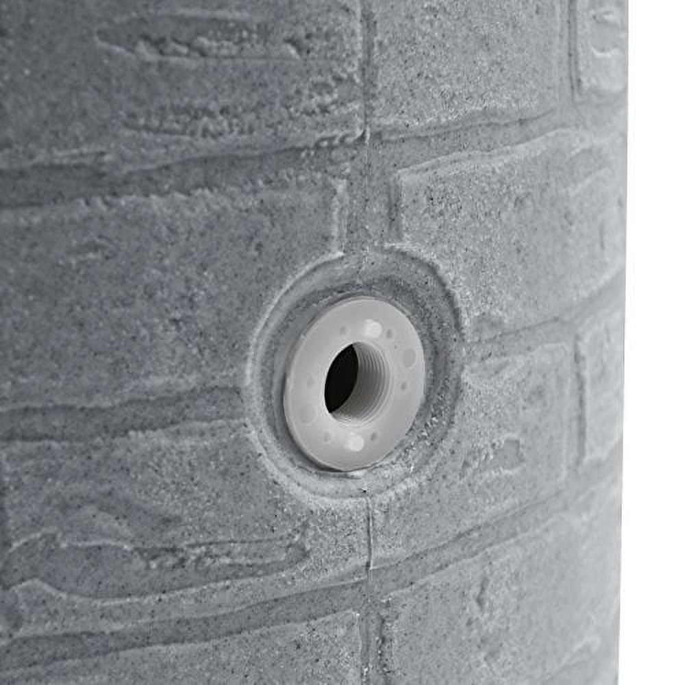 Good Ideas Impressions Downton 50-Gallon Rain Saver with Planter