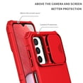 thumbnail image 4 of SaniMore for Samsung Galaxy A54 5G Case 2023 with Slide Camera Cover Built-in Kickstand Dual Layer Hybrid Shockproof Case for Galaxy A54 5G 6.4", Red, 4 of 13
