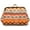 Orange, variant on Retro Hollow Handbag for Women Straw Shoulder Bag Evening Clutch Bag Kiss Lock Closure Crossbody Bag Purse