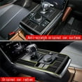 thumbnail image 4 of Car Glossy Black Central Gear Shift Panel Control Panel Decal Interior Modification For Mx30 Mx-30, 4 of 5