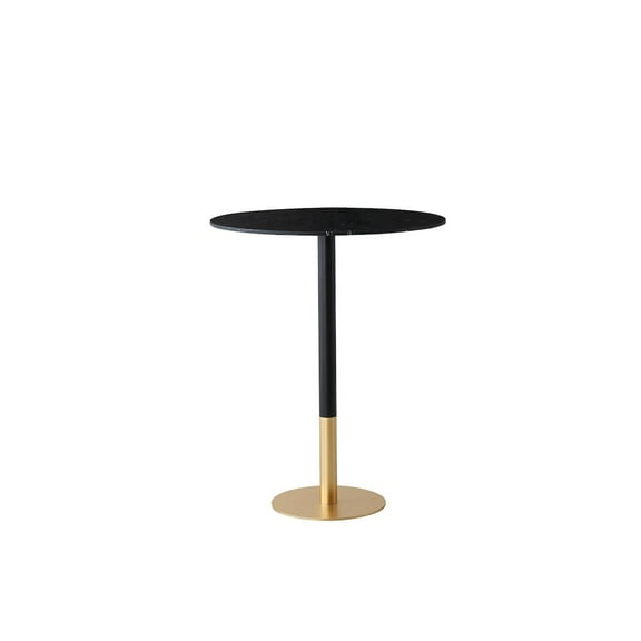 Elegant Decor Ronan 31.5 Inch Pub Table In Black