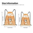 thumbnail image 4 of Lsque Bluey Print Drawstring Backpack Bag Sport Gym Sackpack Cinch Bags Drawstring Bags Draw String Sport Bag-Medium, 4 of 8
