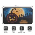 thumbnail image 5 of Happy Halloween Pumpkin Door Mat Decorations Pumpkin Spooky Welcome Mat Plain for Door Kitchen Bathroom Bedroom Crystal Velvet 30x17 Inches, 5 of 7