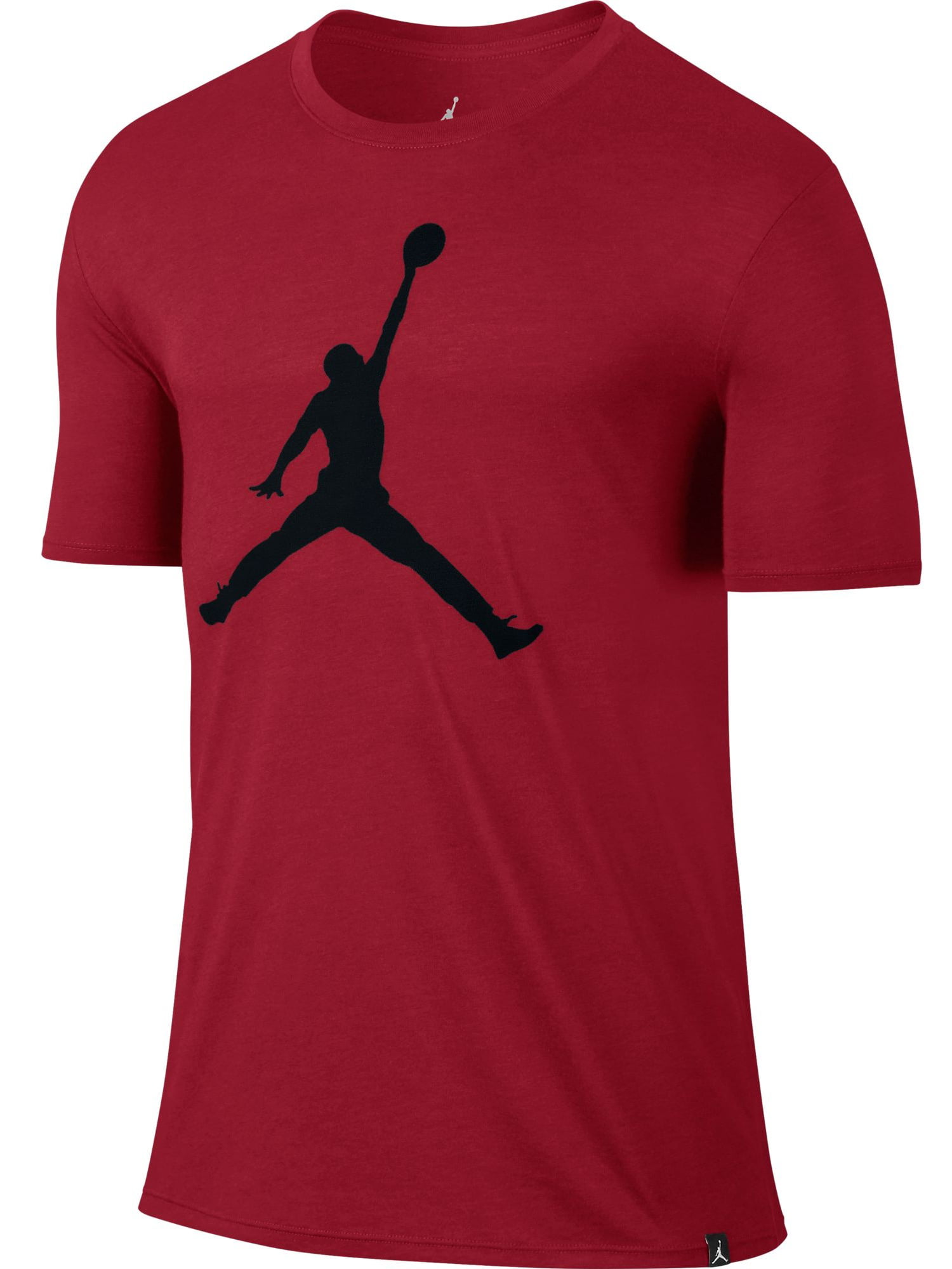 Jordan - Jordan Iconic Jumpman Logo Men's T-Shirt Red/Black 834473-687 ...