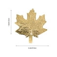 thumbnail image 3 of Shisuyan Décoration de Fête Autume Serviette Anneau Érable Doré 4 Pcs 2.4x2.2in, 3 of 8
