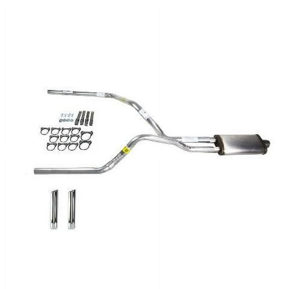83-01 Chevrolet GMC S10 S15 Truck Performance Dual Exhaust - 18" MaxFlow Muffler