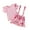 Pink, variant on Dooleck Baby Girl Easter Outfit Toddler Clothes Ruffle Shirt Suspender Skirt Dress