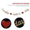thumbnail image 5 of SILENRADAWN Mothers Day Party Supplies Bunting 12.5X4.3X0.08in Glitter Material Decoration Photo Prop 1 Set, 5 of 8