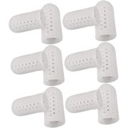 6 Pairs/12pcs Silicone Gel High Heel Protectors Latex Toe Protector Finger Toe Sleeve Hammer Toe Tubes Protection Supplies Anti-Friction Toe Cover Protection Tools Protective Case