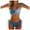 A157-Dark Blue, variant on Bikini Sets for Women Triangle Textured High Cut Cheeky Bikini Swimsuits Two Piece Bathing Suits（Yellow,S)