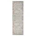 thumbnail image 3 of Superior Swan Floral Non-Slip Washable Indoor Runner Rug, 2' 7" x 8', Cream, 3 of 12