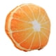 thumbnail image 2 of Juguete de peluche de fruta para perro, interactivo, suave, resistente a las mordeduras, con sonido chirriante, para perros pequeños, medianos y grandes, color naranja, 2 of 14