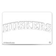 thumbnail image 2 of NCAA Nebraska Cornhuskers Collegiate 'HUSKERS' Multi-Purpose Stencil, 2 of 3