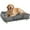 Grey, variant on PawHut Elevated Washable Dog Sofa for Large Dogs, Dark Grey