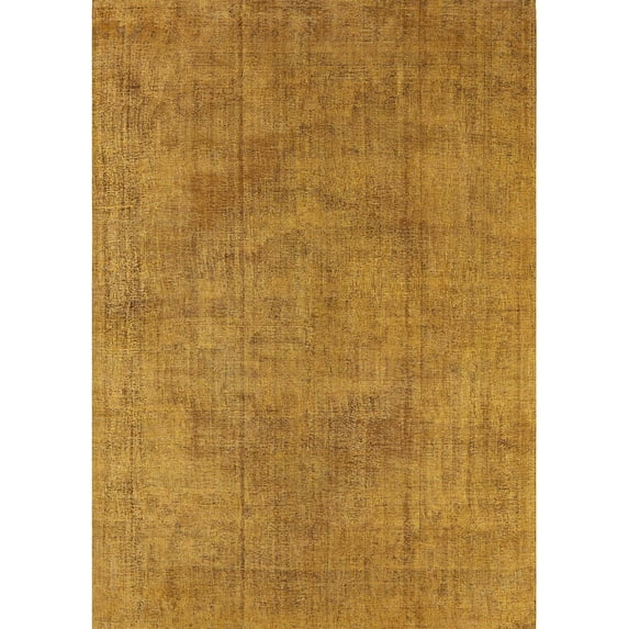 Ahgly Company Machine Washable Indoor Rectangle Industrial Modern DarkOrange Area Rugs, 2' x 3'