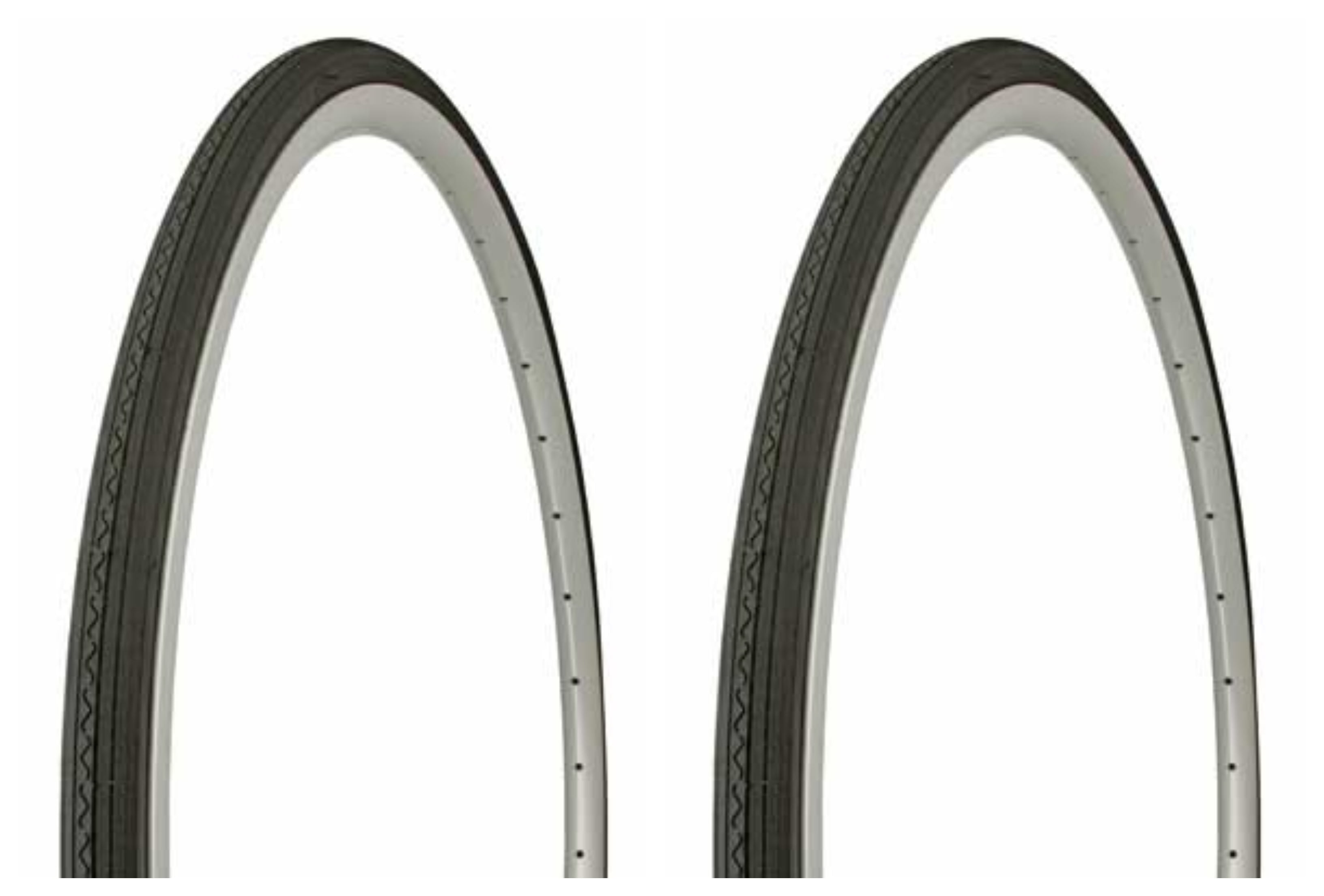 Tire set. 2 Tires. Two Tires Duro 700 x 25c Black/Black Side Wall HF