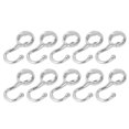 thumbnail image 1 of Unique Bargains 25mm Dia Ronde Tube Garde-Robe Vêtements Vêtements Rail Cintre Crochet 10pcs, 1 of 5