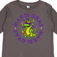 thumbnail image 4 of Inktastic Mardi Gras 2021 Party Alligator Boys or Girls Long Sleeve Toddler T-Shirt, 4 of 5