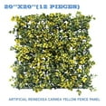 thumbnail image 1 of Sunshades Depot Artificial Reineckea Carnea-Yellow Fence Panel Green Wall Windscreen Privacy Screen Decorative Ivy Faux Leaves-12Pcs, 1 of 7