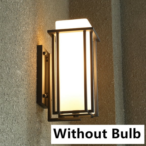 Modern Outdoor Wall Light Exterior Porch Stairs Sconce Lamp Fixture Waterproof Lamp Without Bulb