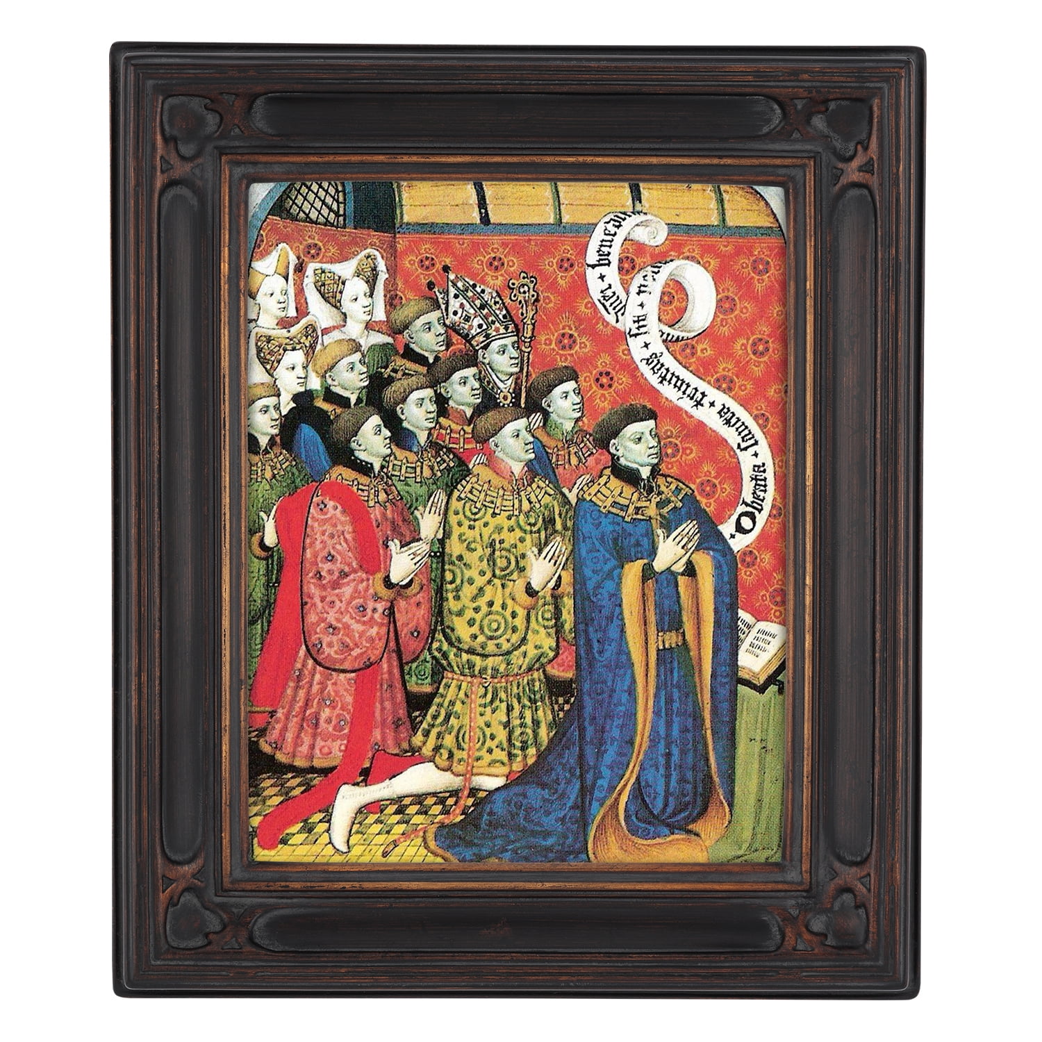 Creative Mark Museum Collection Gothic Ornate Picture Frame - 18x24, Black Gold Oil Painting Frames | 6 Pack | Closed Corner High-End Antique Style Frames | Open Back Frames with No Glass or Backing