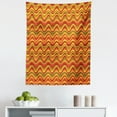 thumbnail image 1 of Geometric Tapestry, Desert Dune Pattern Abstract Design Warm Color Palette Funky Retro Art Style, Fabric Wall Hanging Decor for Bedroom Living Room Dorm, 5 Sizes, Multicolor, by Ambesonne, 1 of 1