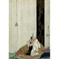 thumbnail image 2 of Kay Rasmus Nielsen 11x14 Black Ornate Wood Framed Double Matted Museum Art Print Titled: East of the Sun and West of the Moon Pl 07 (1922), 2 of 5