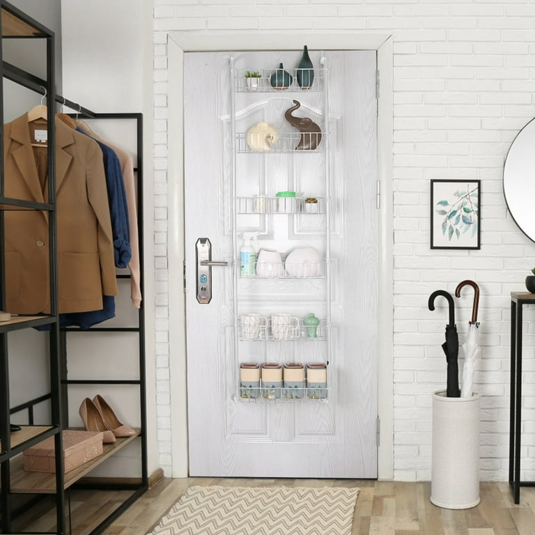 Moclever Tier over the Door Organizer Hanging Hooks Door Storage