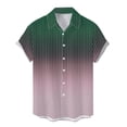 thumbnail image 5 of SHIXIAOO Chemise Décontractée de Printemps pour Hommes à Col Rabattu Imprimé Complet Manches Courtes de Plage Chemise de Vacances Extérieure T-Shirt Surdimensionné pour Hommes Chemises de Travail Décontractées pour Hommes, 5 of 5