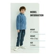 thumbnail image 5 of BANGSAUR Coral Fleece Jacket Long Sleeve Full Zip Sherpa Fleece Jacket For Kids 3-12Years, 5 of 7