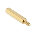 thumbnail image 4 of Uxcell Brass M2.5 30mm+6mm Male-Female Hex Standoff 50 Pack, 4 of 5