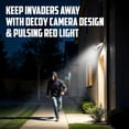 thumbnail image 6 of Bell + Howell Bionic Spotlight PRO Solar Spot Lights Outdoor Waterproof Motion Sensor Security Lights w/ Built-in Decoy Camera, AdjustableFlood Lights, Stake/Wall Mount, Premium ETFE Solar Panel, 6 of 9