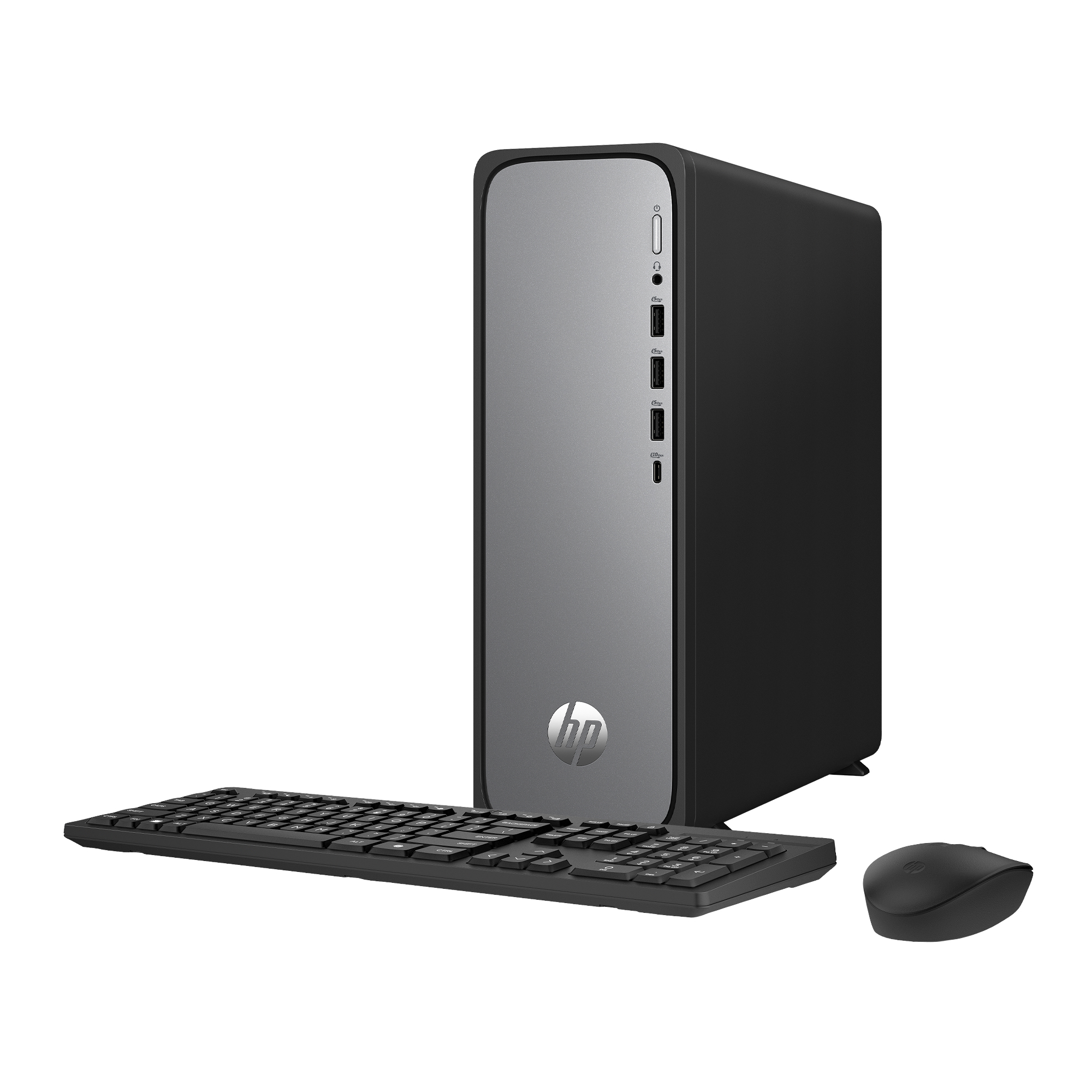 HP OmniDesk Slim Desktop PC Intel Core i3 8GB RAM 512GB SSD Windows 11 Home Meteor Silver