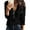 065_Black, variant on Long Sleeve Shirts for Women Womens Fashion Casual Solid V Neck Daily Holiday Shirt Blouse Tops Black