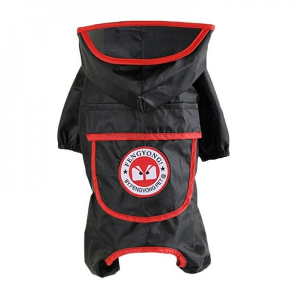 Malisata Dog Raincoat Hooded Waterproof Dog Rain Jacket, Dog Rain
